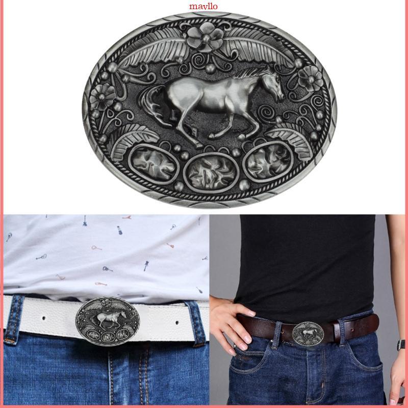 หัวเข็มขัด MAVLO Bull Eagle สำหรับเข็มขัดเอว เสริมแต่งสไตล์คาวบอย