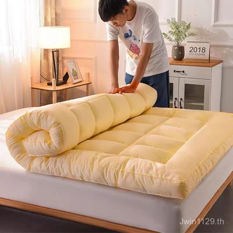 ที่นอนหนานุ่มสำหรับหอพักนักศึกษาระบบนวม ขนาด 1.5x1.8 เมตร สูง 10 เซนติเมตร เหมาะสำหรับเตียงนุ่มในห้อ