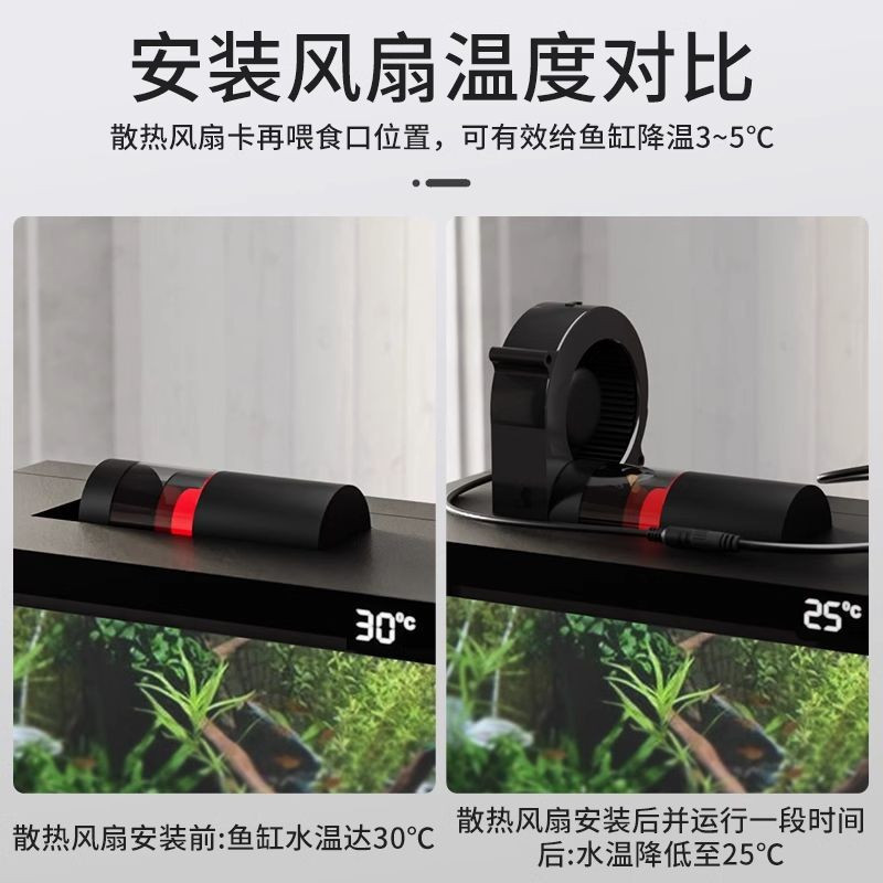 ยอดเยี่ยม เสี่ยวหมี่ ตู้ปลาพัดลมระบายความร้อนหม้อน้ําตู้เย็นเครื่องทําน้ําเย็นวัสดุกรองเพิ่มความสูงแร็คอัพเกรดการปรับเปลี่ยนอุปกรณ์เสริมจุด - รูปที่ 2