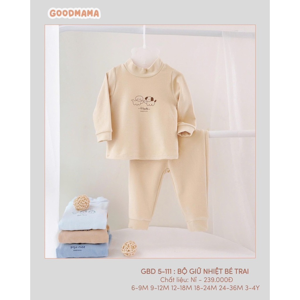 [GOODMAMA] เครื่องอุ่นคอ 3 ซม. ผลิตจากวัสดุสักหลาดแบบนุ่มสําหรับเด็กทารก 6 เดือนถึง 4 ปี GBD5-111