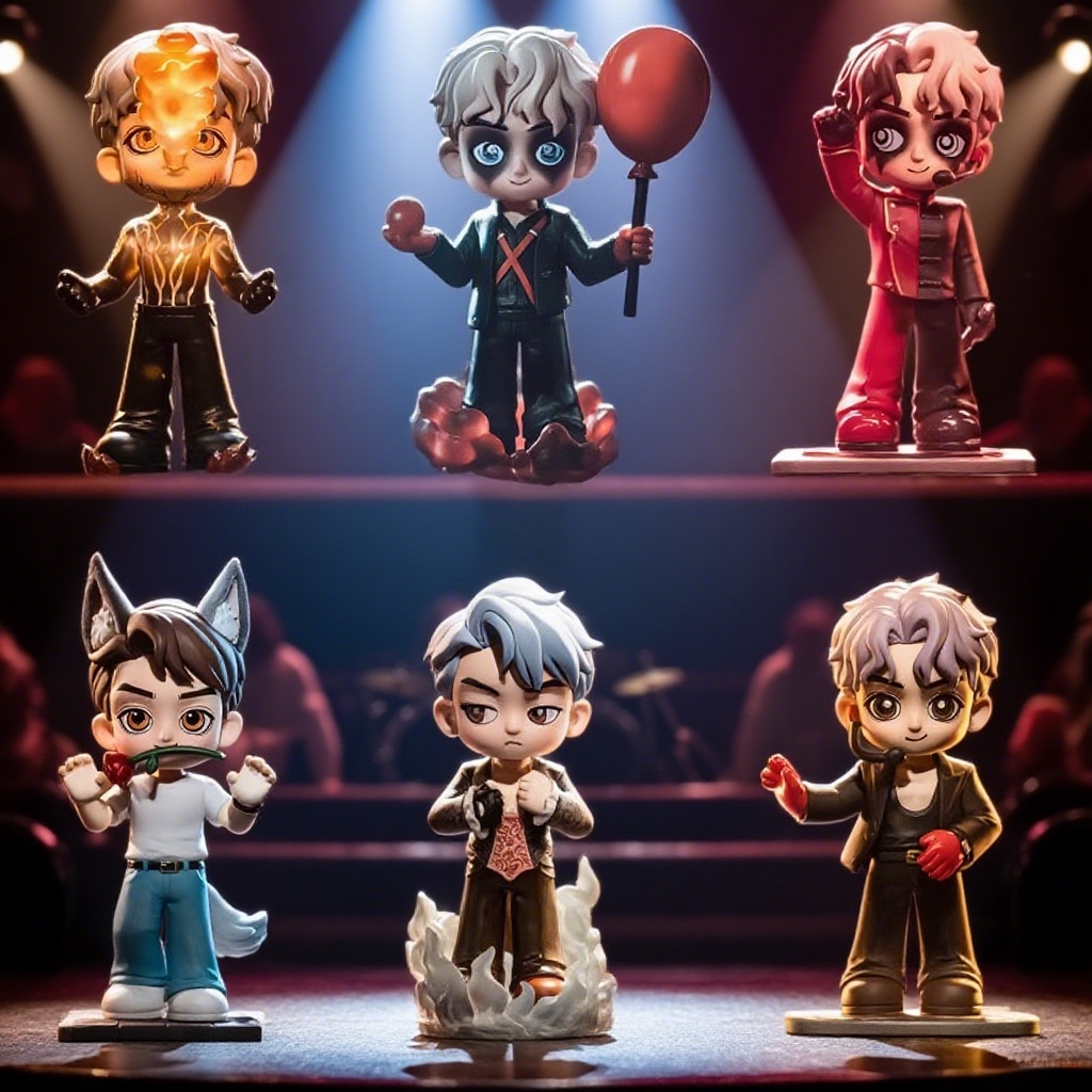 POPMART Jackson Wang Mackson Wang Series Mystery Box ของขวัญเล่นรูปอินเทรนด์