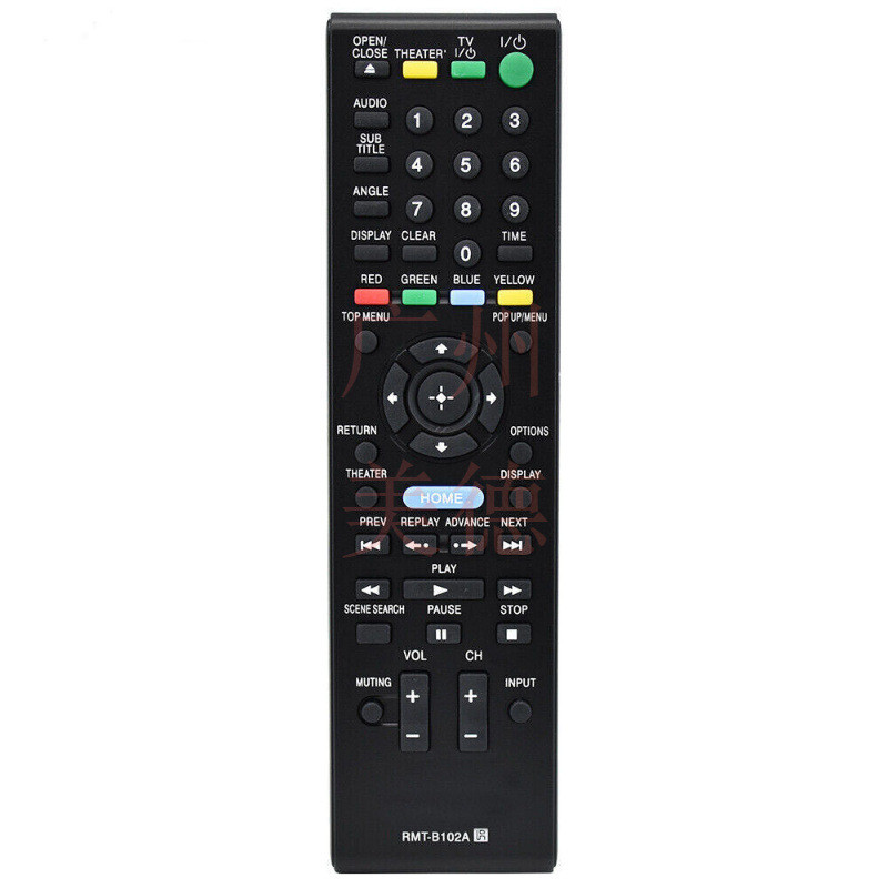 รีโมท Sony RMT-B102A สำหรับเครื่องเล่น Blu-ray BDP-S350/BDP-BX1