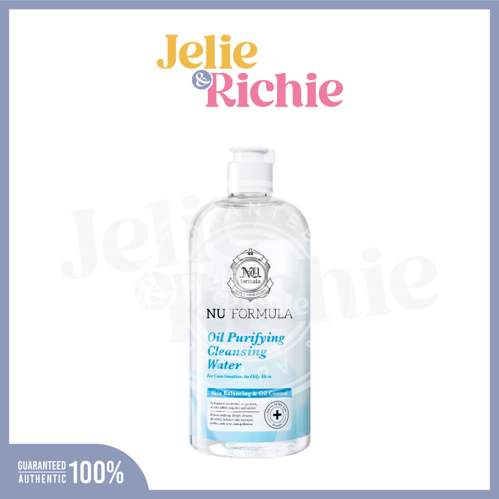 Nu Formula Oil Purifying Cleansing Water 510ml นู ฟอร์มูล่า ออยล์ เพียวริฟายอิ้ง คลีนซิ่ง วอเตอร์ 51