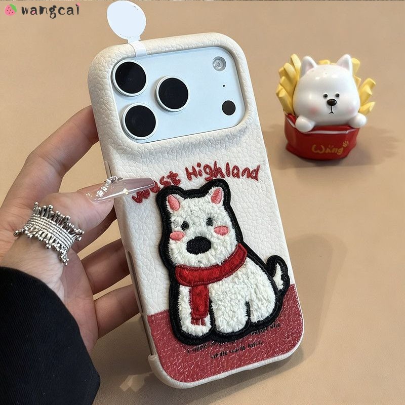 สําหรับVivo V40 V30 V29 Lite V27 V23 V20 V27 V15 Pro V27e V17 Neoเคสโทรศัพท์3Dตุ๊กตาเย็บปักถักร้อยWestieสุนัขลูกสุนัขหมีเพนกวินฤดูหนาวน่ารักการ์ตูนนุ่มปลอกกรณีฝาครอบ - รูปที่ 3