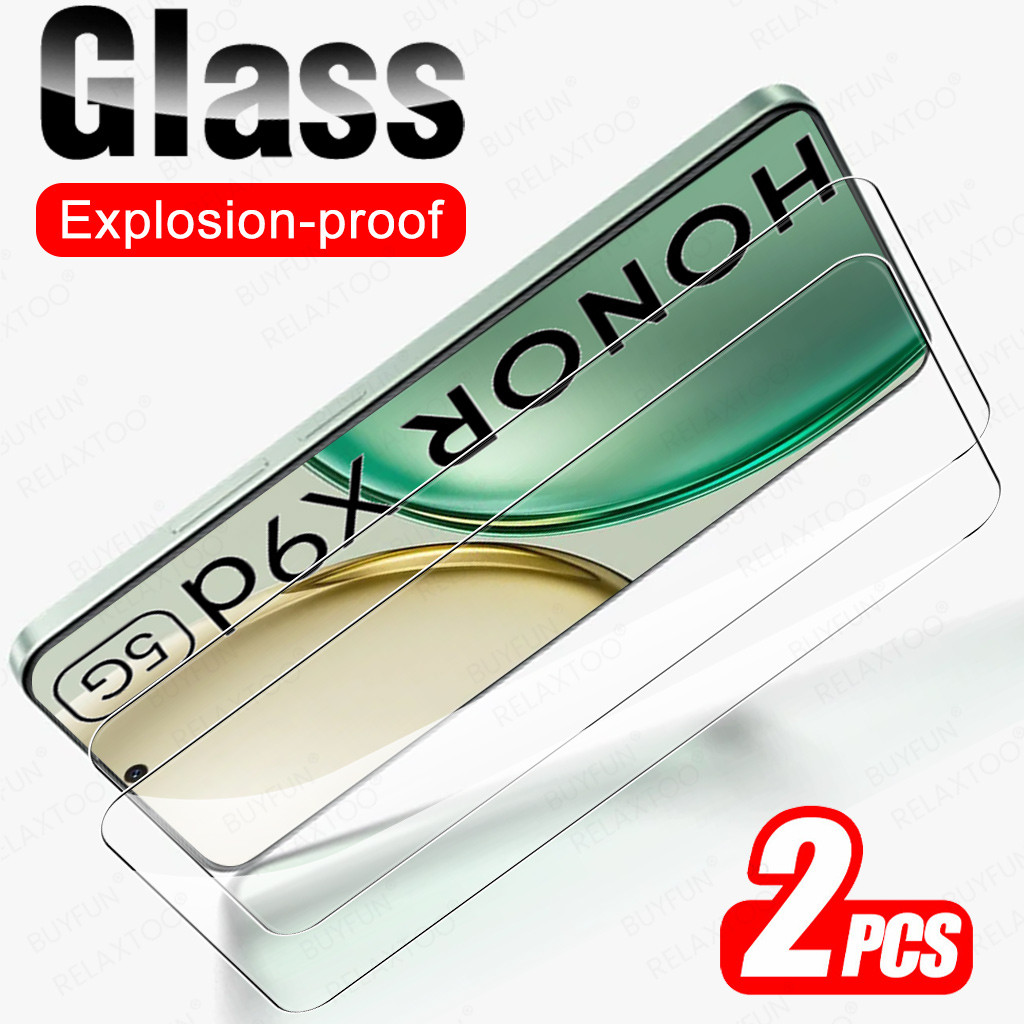 2 ชิ้นสําหรับ Honor X9d 5G กระจกนิรภัย Anti-Scratch HD 9H Clear Screen Protector ฟิล์ม HonorX9d X9 D