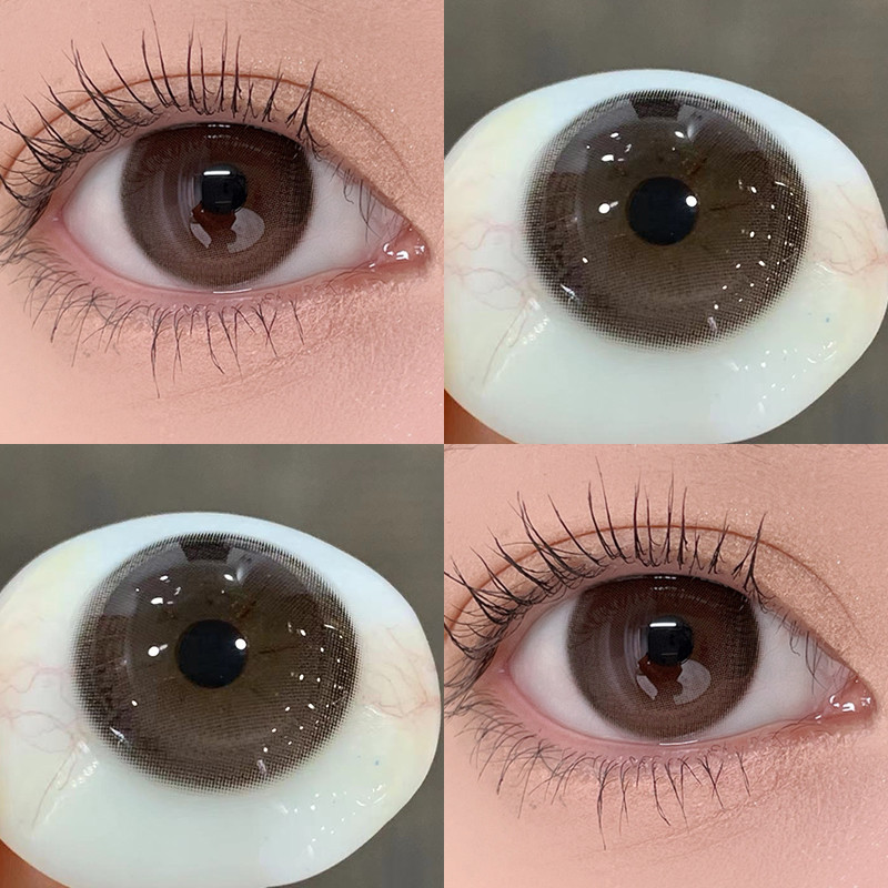 GDIA 14.5 มม.YIMEIXI คอนแทคเลนส์สีพร้อม Power Doll Eyes แต่งหน้าคอนแทคเลนส์นุ่ม 6 เดือนใช้ WT 40%