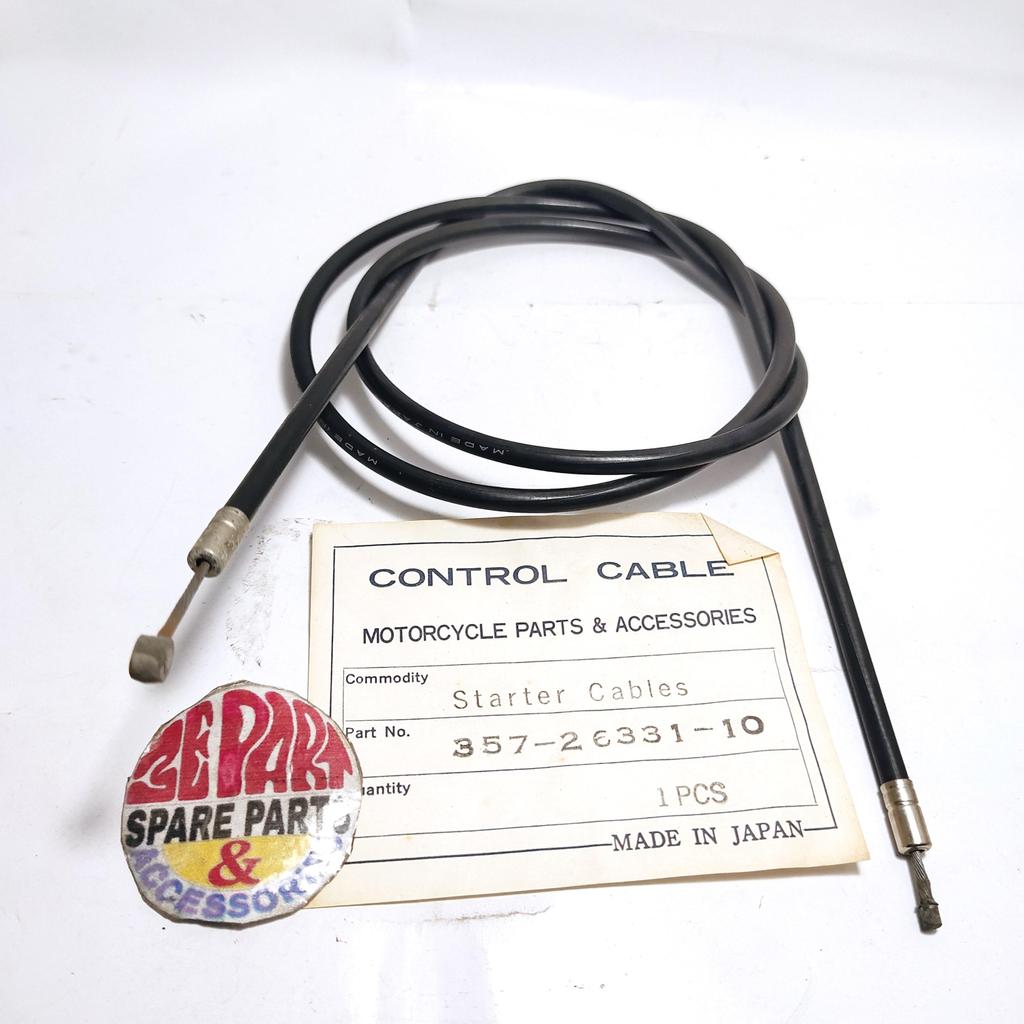 [3E อะไหล่และ Acc] DT100 Choke Cable Yamaha DT DTX DT100X 357-26331-10 Rare Item