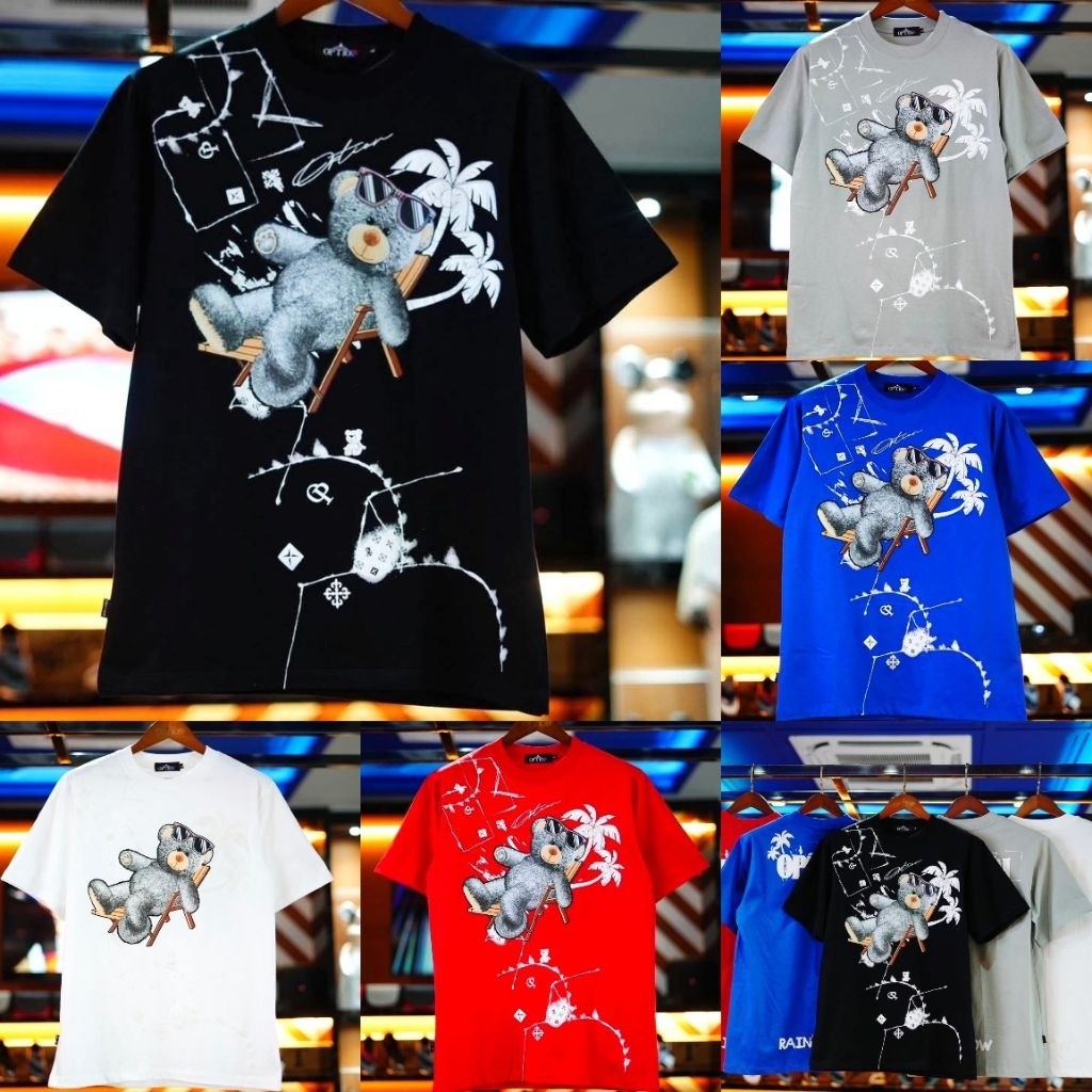 เสื้อยืด Option Bear Uv V.2 (ออกแดดแล้วเปลี่ยนสี) ของแท้100%