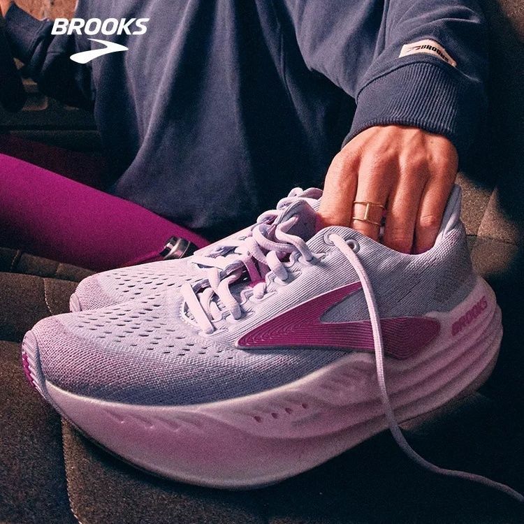 BROOKS BROOKS Glycerin max Super Glycerin Shock Absorption คู่วิ่งผู้ชายผู้หญิงหนา Soled Marathon