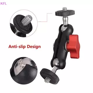 (KFL) 1 ชุดอุปกรณ์ถ่ายภาพกล้องโลหะ Super Clamp พร้อม Double Ball Head Magic Arm สําหรับ DSLR Monitor Light Mic โทรศัพท์ Mount ขายร้อน