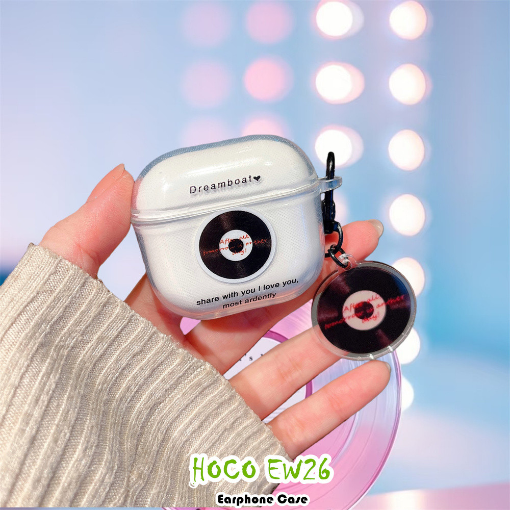 imamuraFor HOCO EW26 Case Casing Soft Silicone Creative DIY Cute Cat Headphone Case Cover