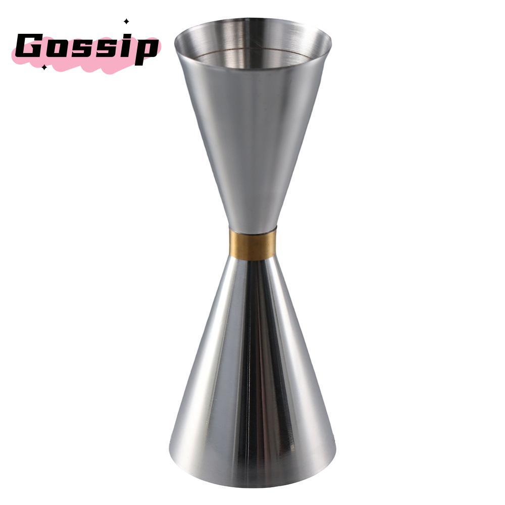 GOSSIP Double Cocktail Jigger, Shot การวัดภายในบาร์วัด Jigger, Hot OZ/ML บาร์สแตนเลส Jigger Party