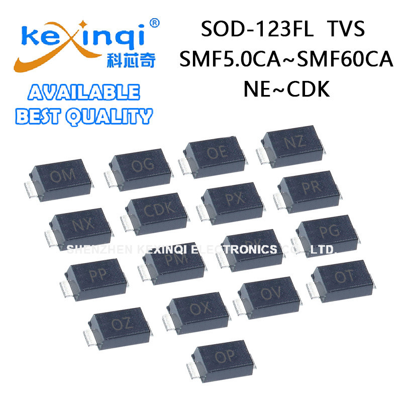 (20 ชิ้น) NE NG NK NP NR NV NX NZ OE OG OM OP OT OV OX OZ PG PK PM PP PR PX CDK SOD-123FL TVS ทรานซิ