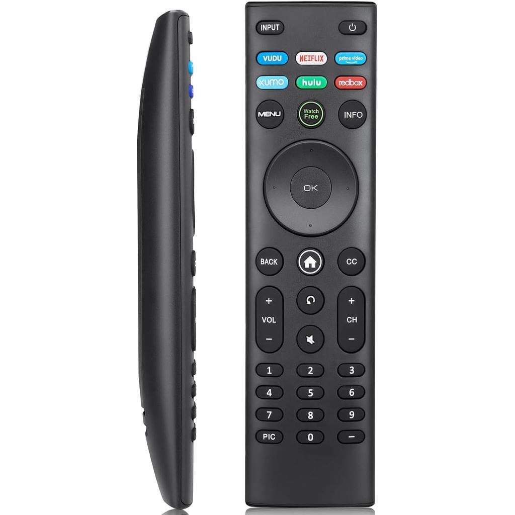 รีโมทคอนโทรลสากลสําหรับรีโมททีวี VIZIO เข้ากันได้กับ VIZIO XRT136 XRT260 XRT270 Smartcast D, E, M, P