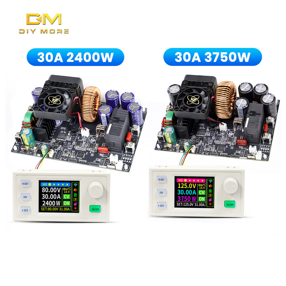 DIYMORE XY8030S/XY12530S 2400W/3750W Digital DC ปรับ Step-Down แหล่งจ่ายไฟแรงดันไฟฟ้าคงที่โมดูลปัจจุบันคงที่