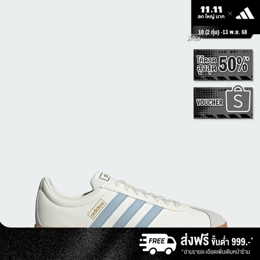 adidas สเกตบอร์ด & ไลฟ์สไตล์ รองเท้า VL Court Classic ผู้ชาย สีขาว JH5063