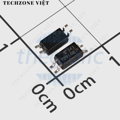 [5 ชิ้น]- TLP291 Optoisoator ทรานซิสเตอร์เอาต์พุต 3750Vrms 1 Channel 4-SOP TechZone Viet