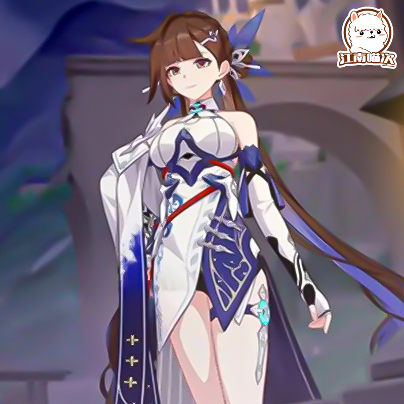 Jiangnan Meow Times ยุบ 3 Li Sushangyu Knight · Moon Mark คอสเพลย์เครื่องแต่งกายหญิงสไตล์จีน Heroine