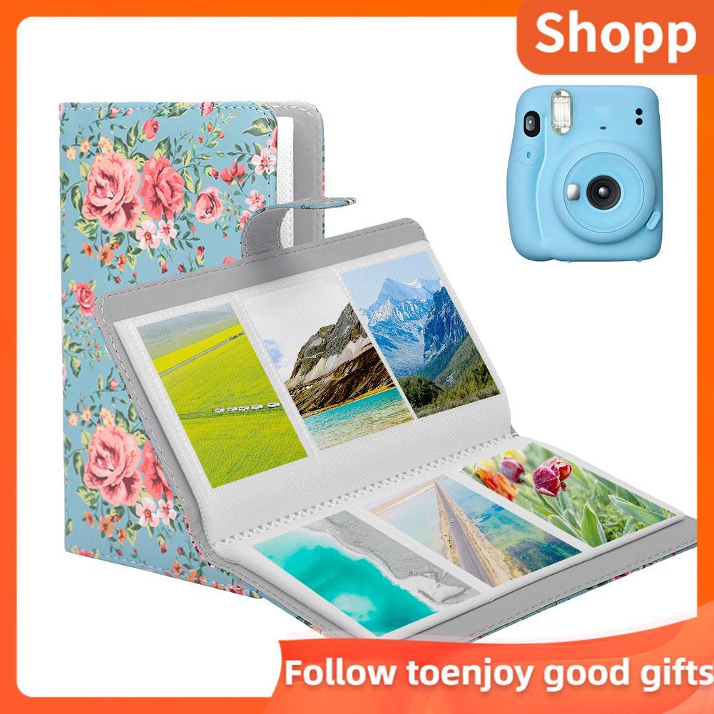 Shopp Shopp Mini 11/8/9/7s/25/70/90 อัลบั้มรูป 3in 96 กระเป๋าวัสดุ PU + PVC ง่ายต่อการดูความทรงจำของ