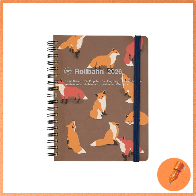 Delphonics Planner 2026 Edition Rolled Diary Gantt Chart Animal Large Monthly Schedule