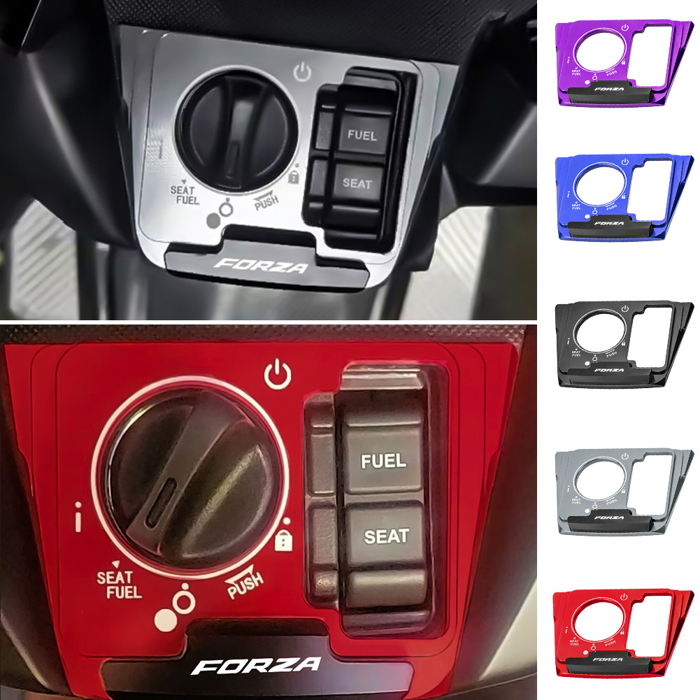 เหมาะสำหรับ Honda FORZA 350/300 NSS350 ฝาครอบกุญแจจุดระเบิด ฝาครอบกุญแจจุดระเบิดด้านหน้า