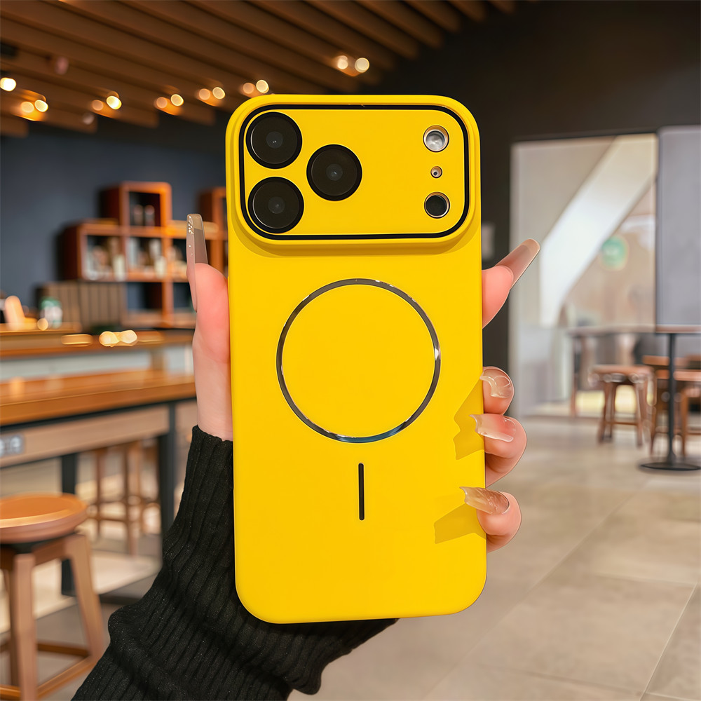 คุณภาพสูง Hard SHELL เคสโทรศัพท์แม่เหล็กสําหรับ iPhone 17 Pro Max 12 13 14 15 16 PRO MAX Air 15 16 plus Anti drop เลนส์ป้องกันกันกระแทก Cove Hard SHELL กรณีโทรศัพท์