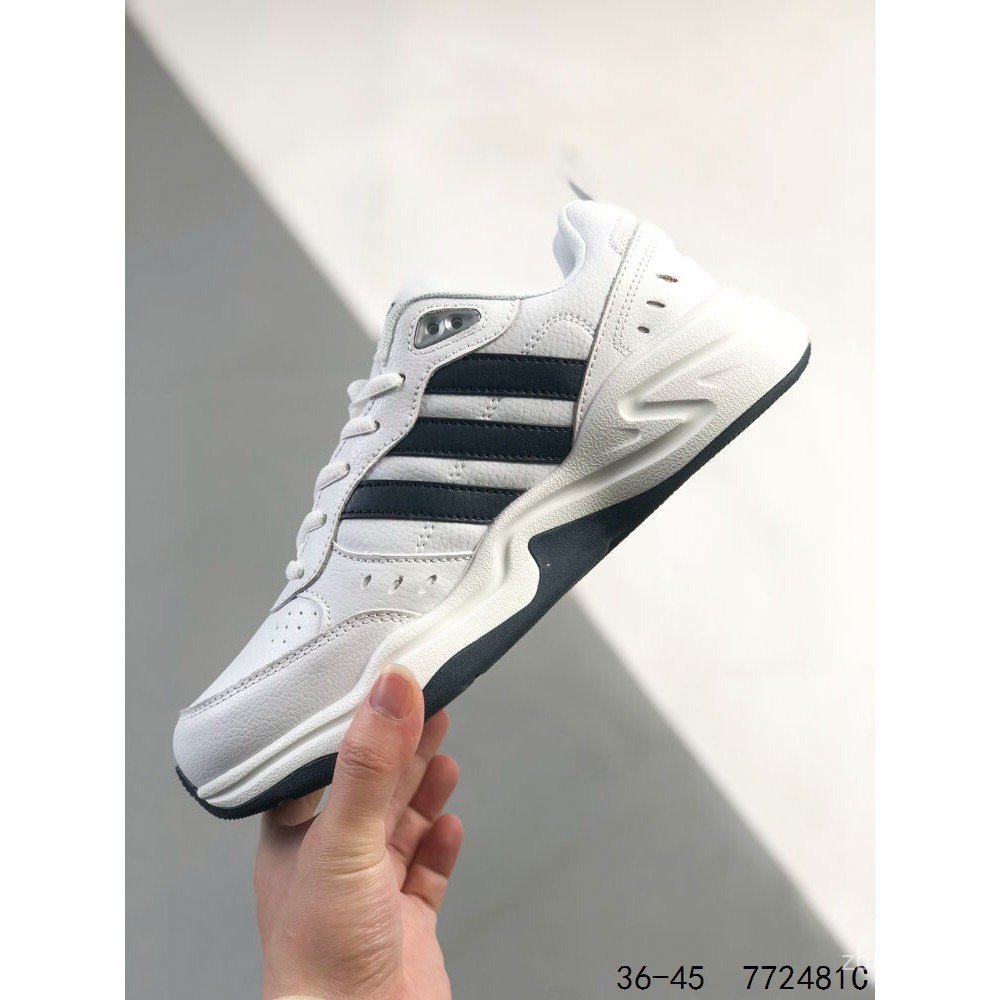 A-didasneostrator Leather Retro Sports Anti-Slip Low-Top Life Casual Running Shoes Item No. : FY8492