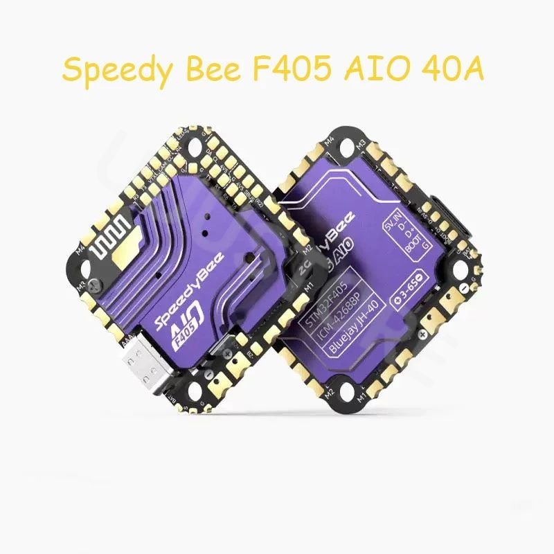 Speedybee F405 AIO 40A BLUEJAY Flight Controller & ESC 25.5x25.5 มม.สำหรับFreestyle Drone