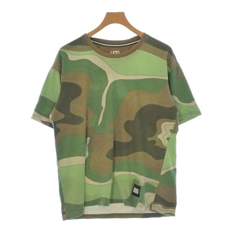 UGG Tshirt Shirt khaki gray overall pattern brown Direct from Japan Secondhand