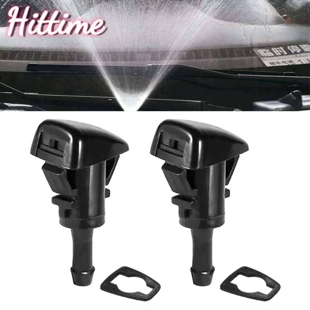 HITTIME 2 ชิ้นกระจกรถยนต์เครื่องซักผ้า Wiper หัวฉีดสเปรย์ Jet สําหรับ Chrysler Dodge Avenger Journey