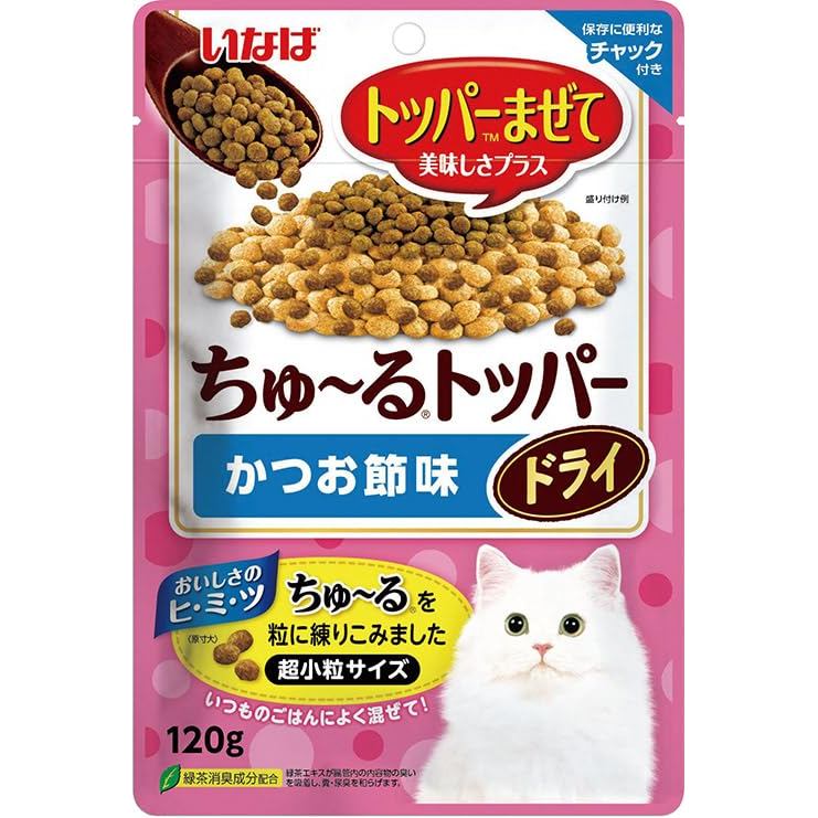 Inaba Churu Topping Dry Cat Treats - 120g (Variety Pack)