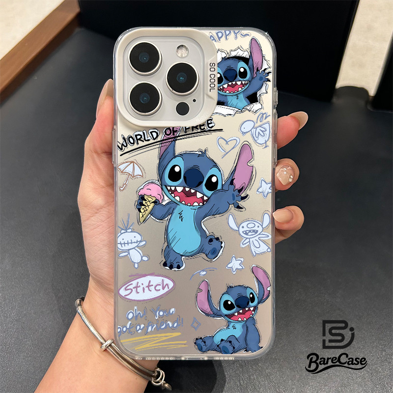 Stitch phone case รองรับทุกรุ่น for iPhone 16/15/14/13/12/11/XS Max/XR/XS/X/7 Plus IMD เคสโทรศัพท์สติช