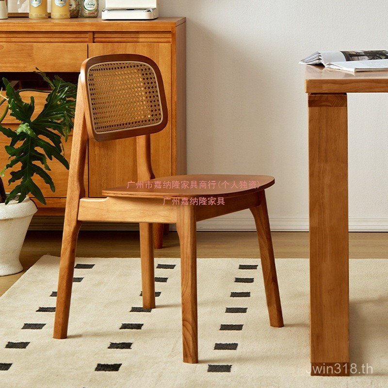 เก้าอี้ Galcaman เชิงพาณิชย์ Retro B & B เก้าอี้ Kaman รับประทานอาหารนมชา Shop Changdi หวายไม้เนื้อแ