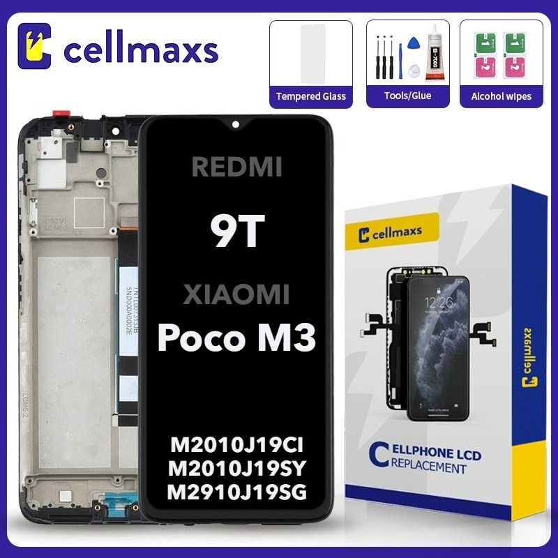 สําหรับ XIAOMI REDMI 9T Poco M3 J19S M2010J19SG M2010J19SY M2010J19CG M2010J19CI M2010J19SC LCD หน้า