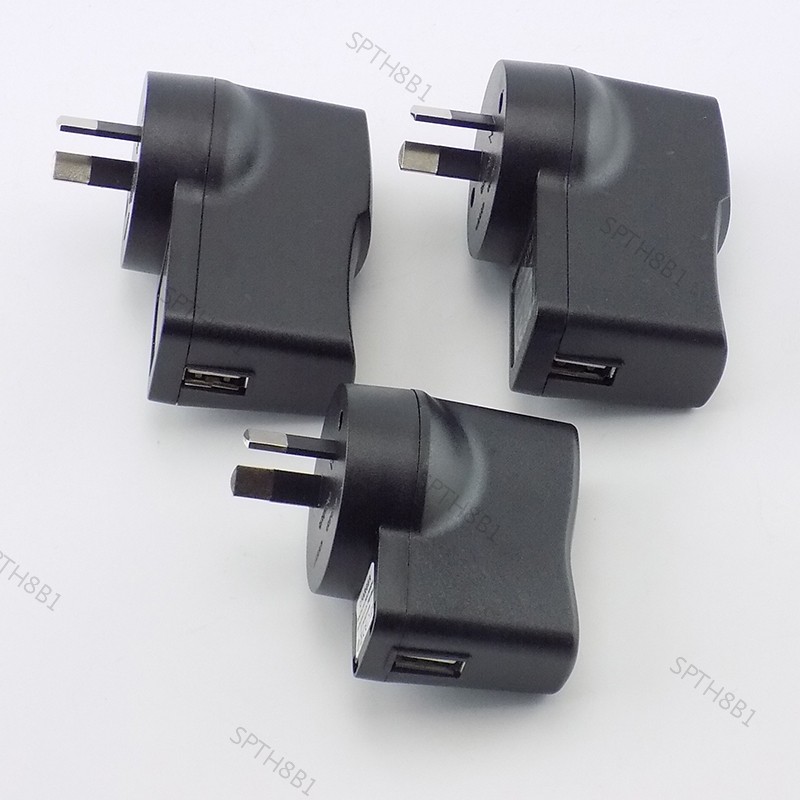 Universal Australia AU ปลั๊กอะแดปเตอร์ 5V 1A 2A 3A USB Wall Charger แหล่งจ่ายไฟ Travel Adapter ชาร์จ