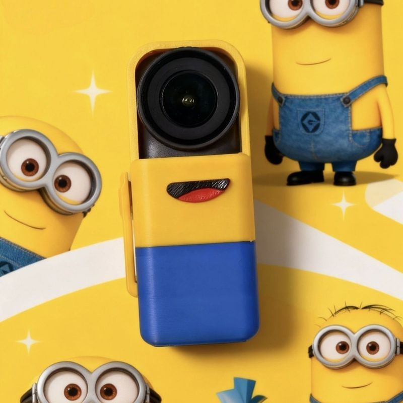 เคสกล้องกีฬา DJ NANO NANO ไม่รวมกล้อง Doraemon Minions Paper Head Brother NANO Camera Case