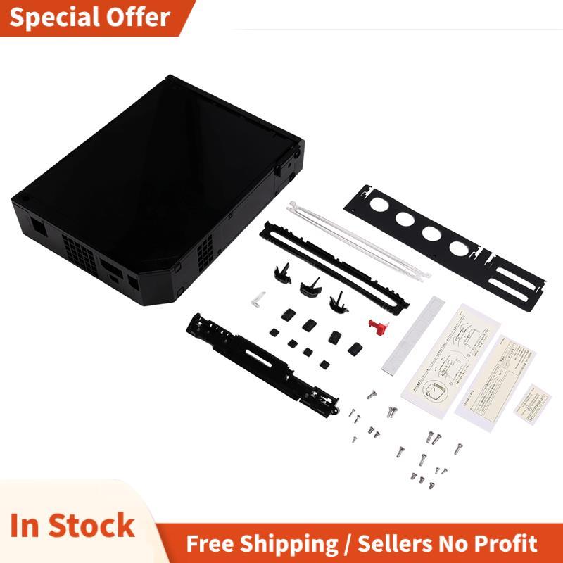 สําหรับฝาครอบสําหรับ Wii เกมคอนโซลเชลล์พร้อมปุ่มสําหรับ Wii เกมคอนโซลซ่อมกรณี withButtons สีดํา