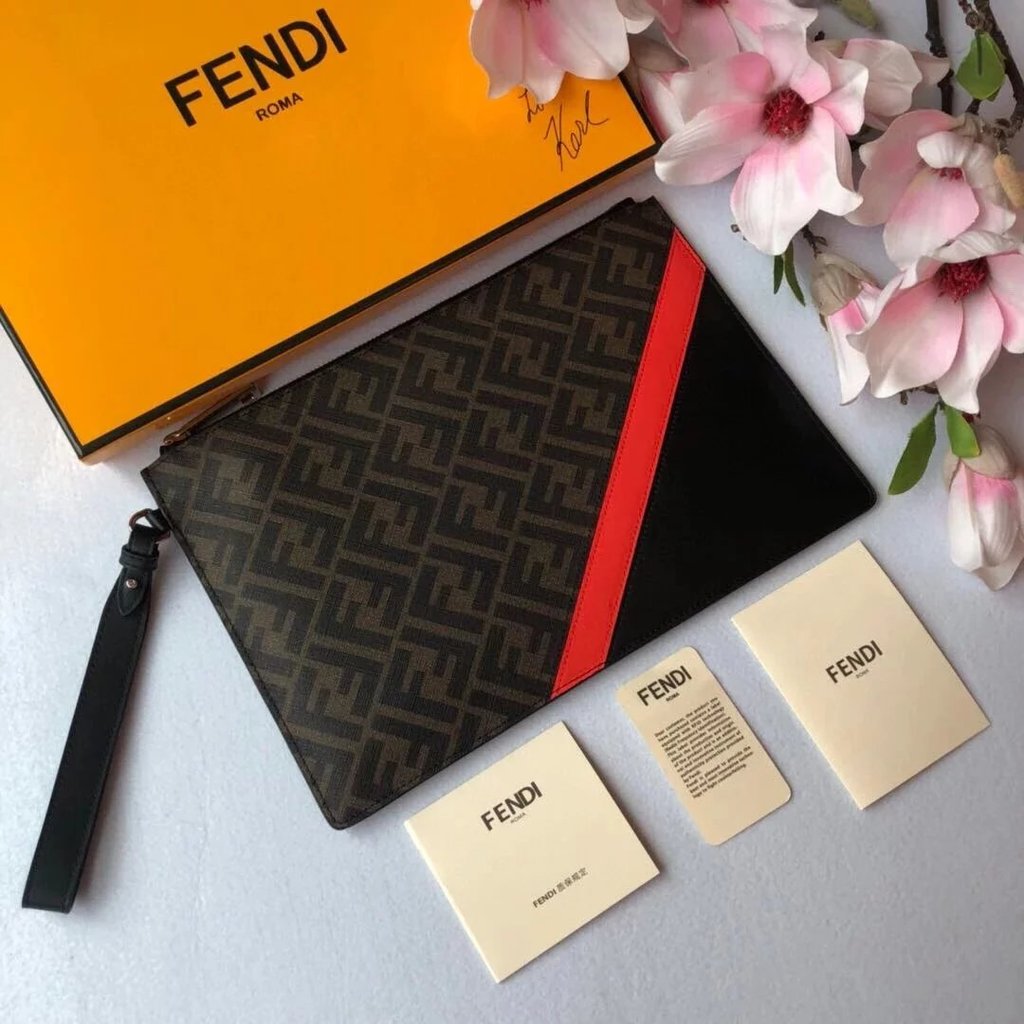 Fendi Fendi Clutch Mens Clutch Mens Bag Hot-sale Mens Bag Clutch Mens Backpack Briefcase Shoulder Ba