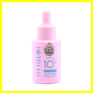 Shiroi Japanese 10 Whitening Facial Serum Plus Txa Niosome 25ml ชิโรอิ เซรั่มบำรุงผิวหน้า.