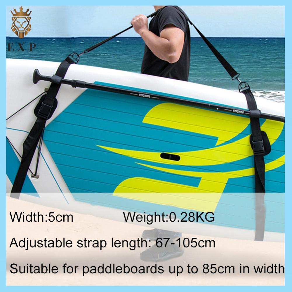 สายสะพายไหล่สำหรับกระดานโต้คลื่น พกพาสะดวก ปรับแต่งได้ สายสะพาย_stand up surf paddle board carrier