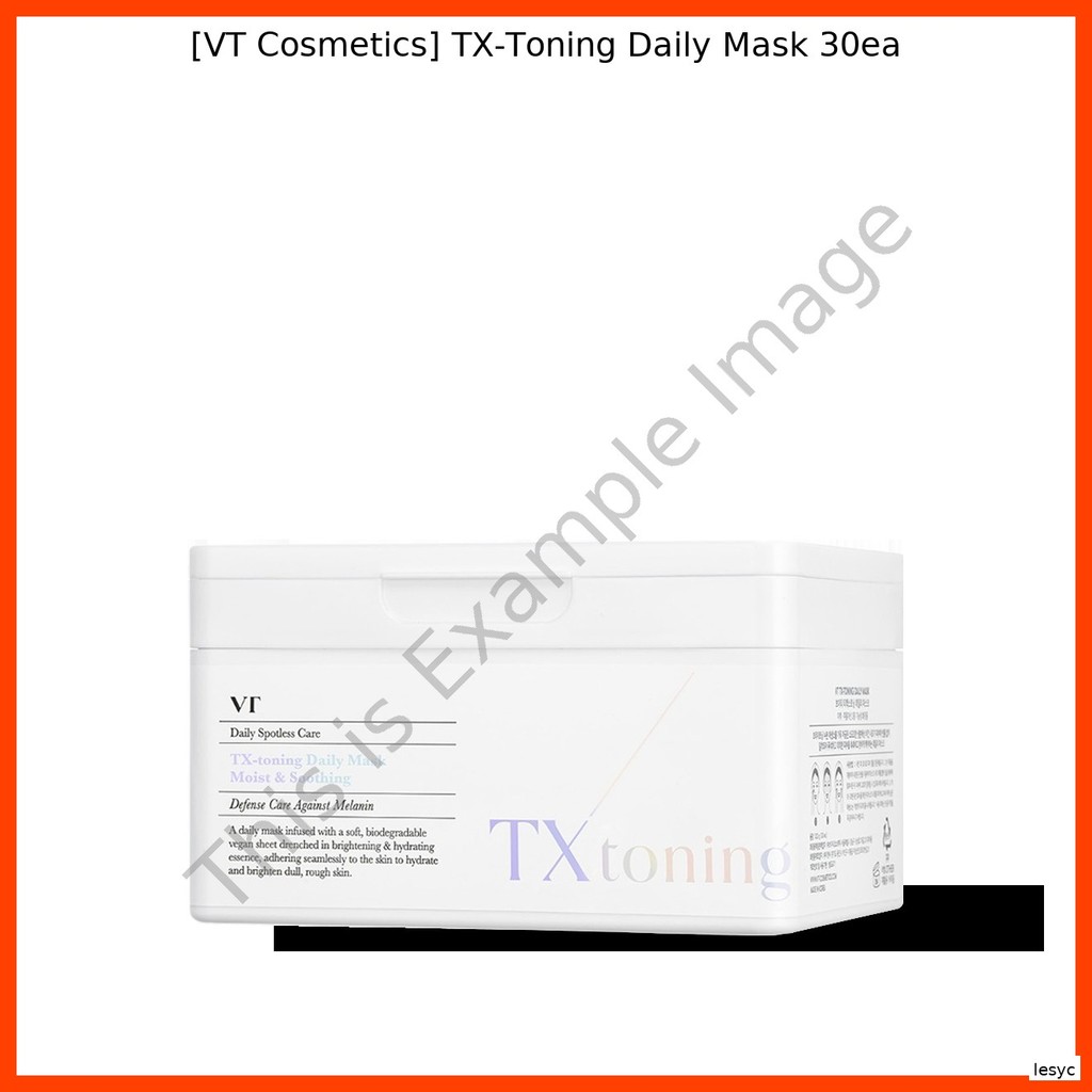 [VT Cosmetics] TX-Toning Daily Mask 30ea / Revitalizing Bright by lesyc