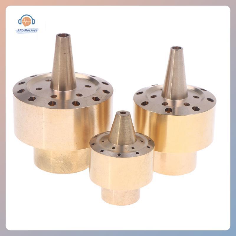 AFl 1/4 "3/4" คอลัมน์ทองเหลืองน้ําพุหัวฉีดทนต่อการกัดกร่อน Pond Head สําหรับ Garden Decor Garden TH