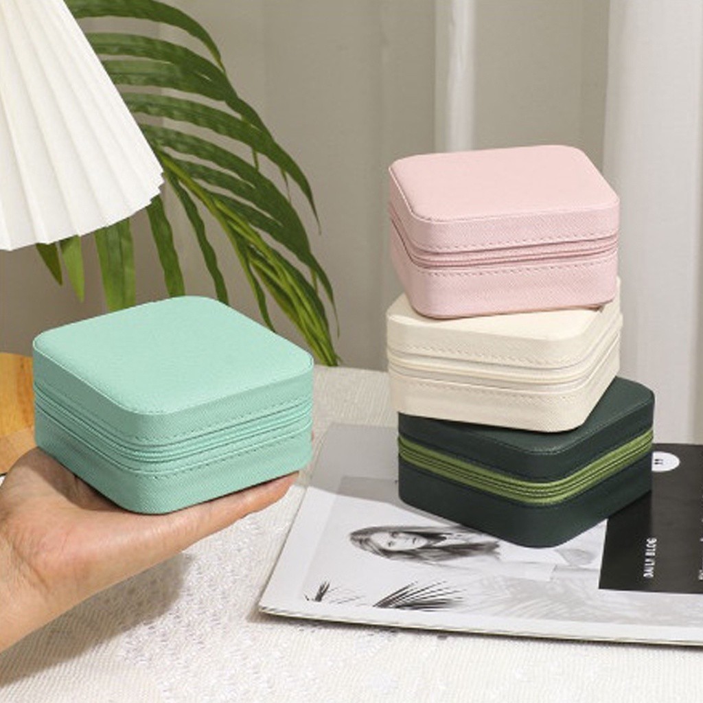 กล่องเครื่องประดับ KBR / แบบพกพาต่างหูสร้อยคอสร้อยข้อมือกล่องเก็บ / กล่องกรณีต่างหูแหวนสร้อยคออุปกรณ