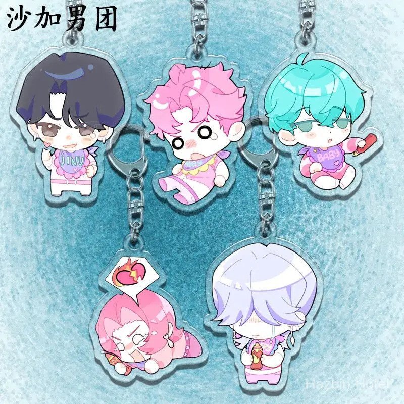 Huntrix Saja Boys Jinu Mystery Baby Abby Rumi Mira Zoey อะคริลิคน่ารักพวงกุญแจพวงกุญแจ Kpop Demon Hu