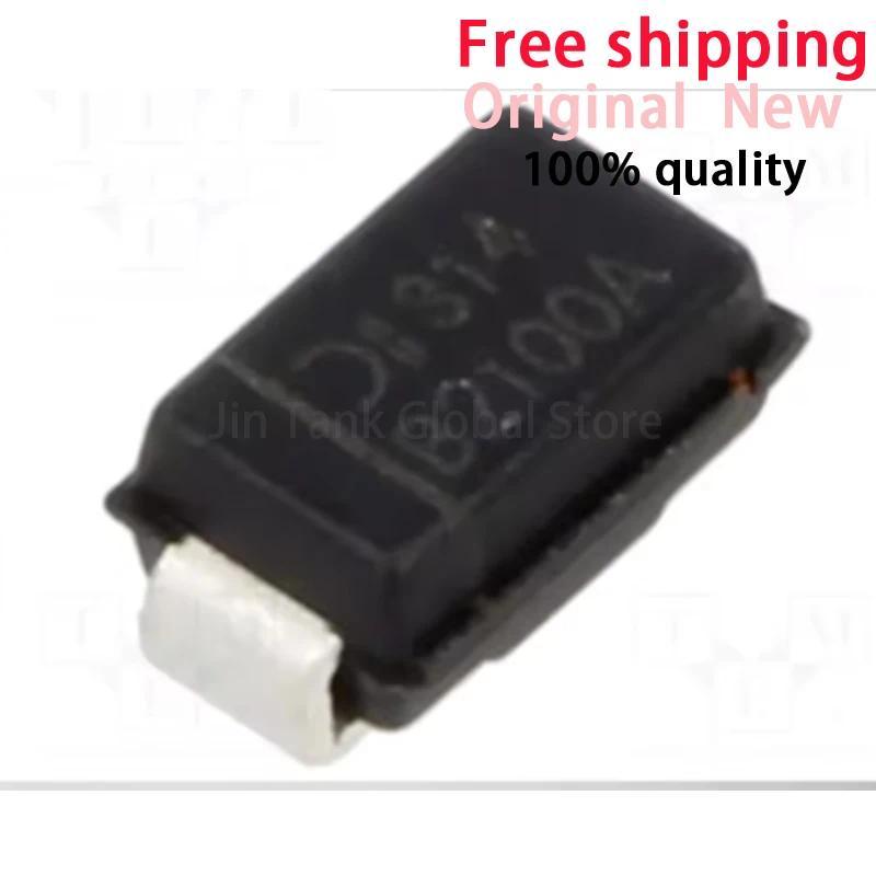 10/100PCS B2100A-13-F B2100 B2100 2A/100V DO-214AC SMD Schottky Diode
