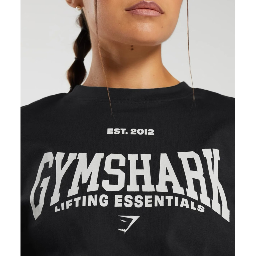 GYMSHARK LIFTING ESSENTIALS เสื้อยืดแขนสั้น สำหรับทั้งผู้ชายและผู้หญิง