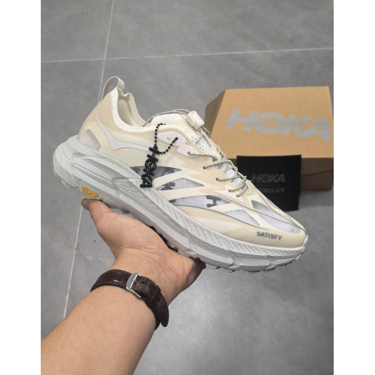 Hoka Mafate Speed4 Low-Cut ทนต่อการสึกหรอ Breathable Cross Country Running Series ขนาด 36-45 W4RG