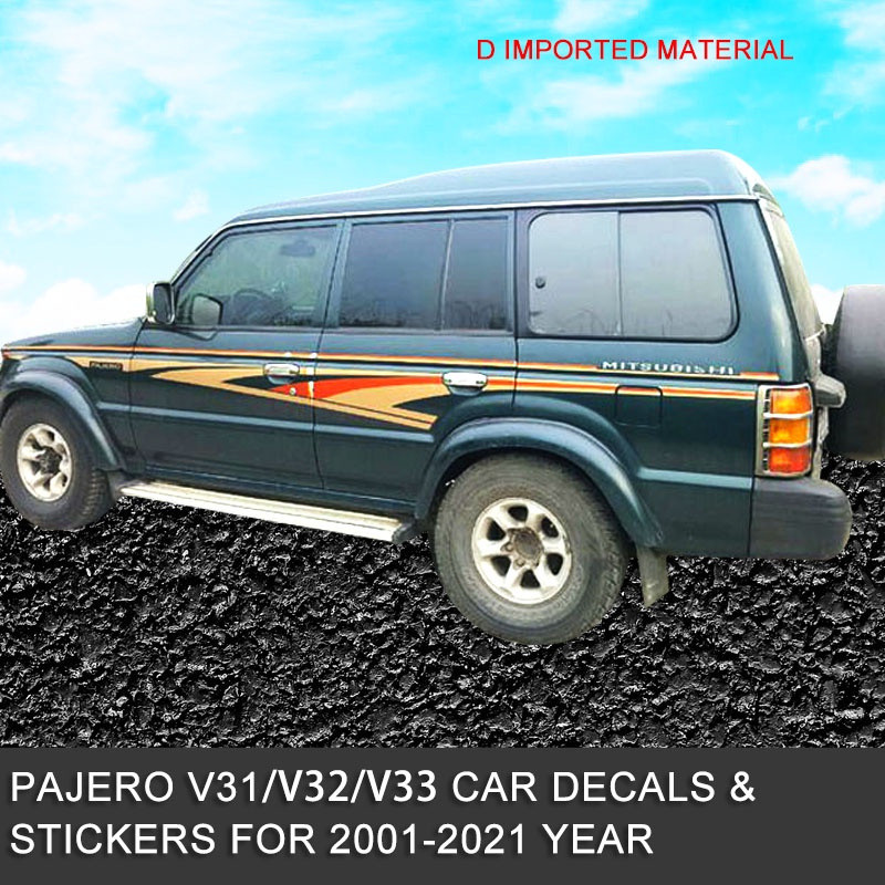 Fit สําหรับ Mitsubishi Pajero V32 V31 V33 สติ๊กเกอร์ติดรถ Changfeng cheetah สติ๊กเกอร์สี Body สติ๊กเ