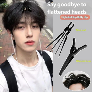 สุดยอดเครื่องมือหัวแบนและแบนและท็อปส์ซูสูง การตรึงรากผมคลิปปุยคลิปตําแหน่งไม่มีรอยต่อคลิปจัดแต่งทรงผมหน้าม้า