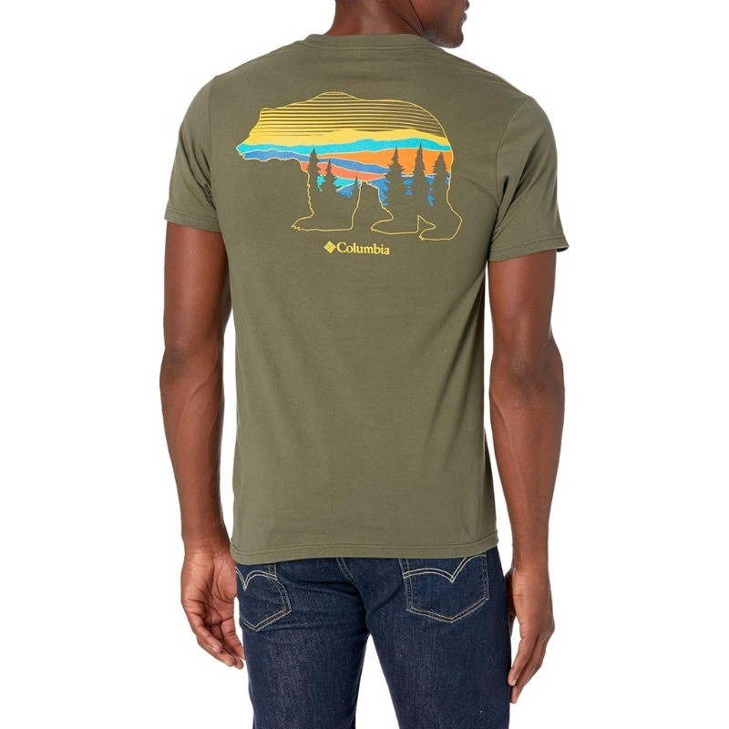 ColombLa Mens PFG Series เสื้อยืด ลายตกปลา ทำจากเนื้อผ้า 100% คอตตอนพรีเมียม ไซส์ใหญ่ สวมใส่สบาย